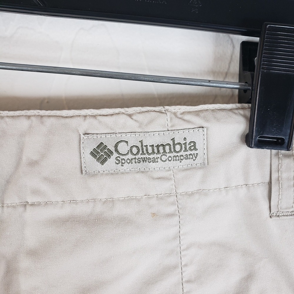 Columbia Sportwear Co Shorts Women's 4‎ Beige Cargo Roll-Up Hiking Shorts AL4360 - Picture 7 of 11